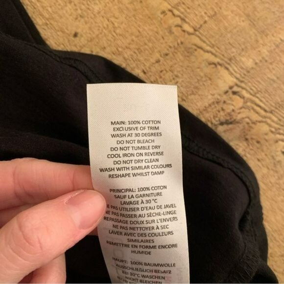 Boohoo man oversized extended neck racing print t-shirt in black -L - Picture 4 of 9